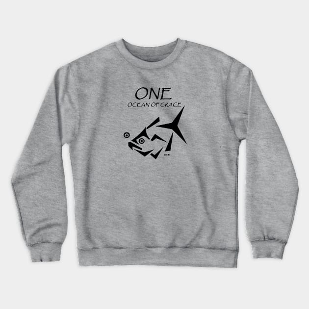 One Ocean Of Grace, Ocean Love Crewneck Sweatshirt by The Witness